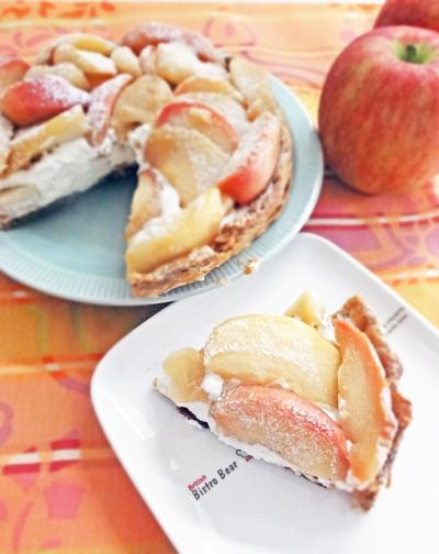 焼きりんごの冷たいパイの画像