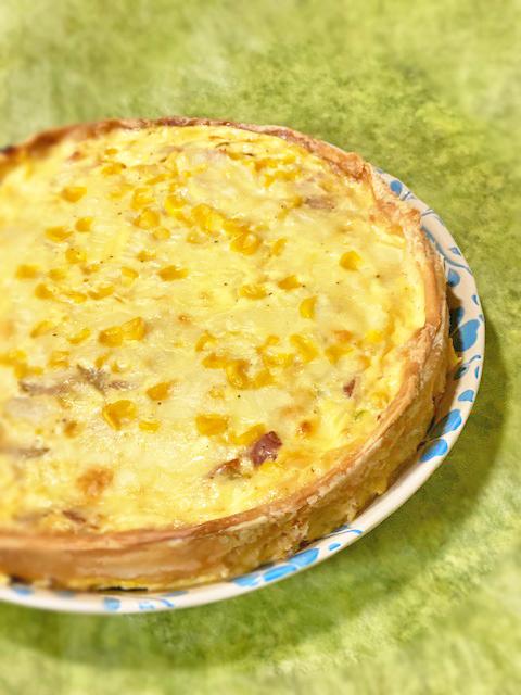 春キャベツのキッシュの画像