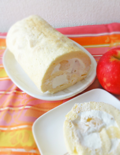 りんごのスフレロールの画像