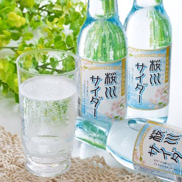 桜川サイダー＆柚子サイダー　人気商品の12本セット（各6本入）の画像