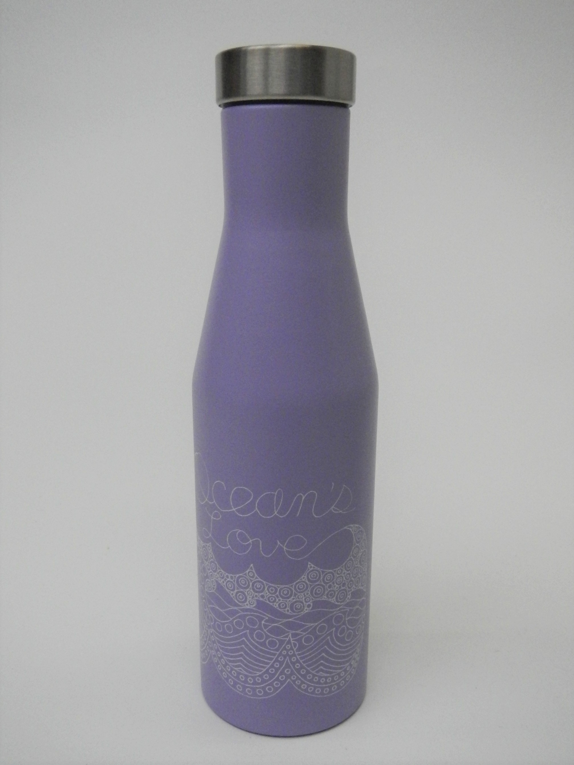 MIZUコラボ　保温保冷ボトル　ラベンダー画像