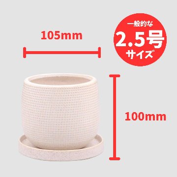ニードポットB S ホワイトの画像