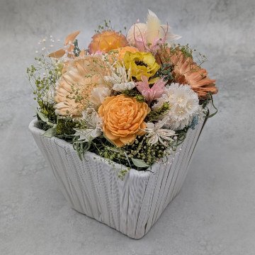 彩りフラワーBOXアレンジメントの画像