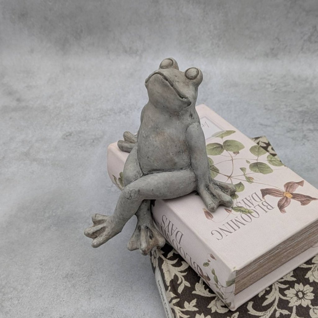 のんびりカエルの待ちぼうけの画像