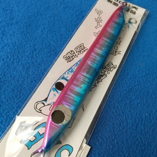 高知のマルモホビ～ SABAジグ 80g ピンク/ブルーの画像