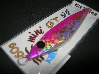 高知のマルモホビ～ ミニGTジグ 60g ピンク スターダストホロの画像