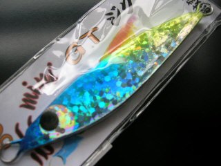 高知のマルモホビ～ ミニGTジグ 60g ブルーヘッド/イエロー スターダストホロの画像