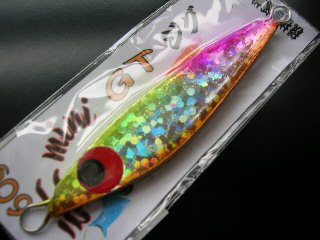 高知のマルモホビ～ ミニGTジグ 60g アルビノ スターダストホロの画像