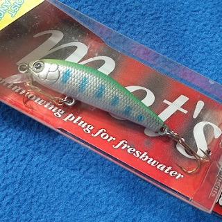 スカジットデザインズ TRY-ANGLEオリカラシリーズ ハンドペイントMet's 4㎝ グリーンバックヤマメの画像