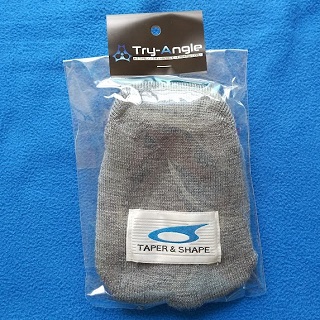 rootwatsocks×TRY-ANGLE リールソックス TAPER＆SHAPE グレーの画像