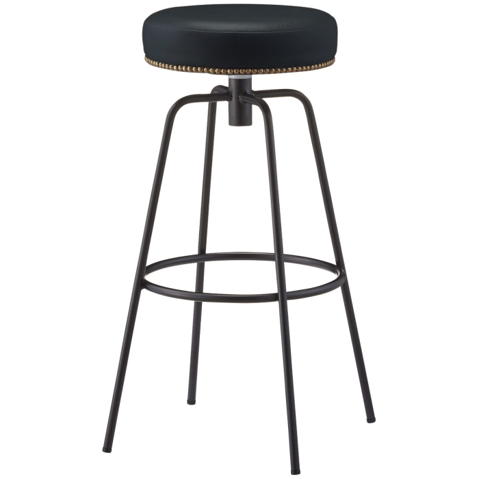 トラットリア丸ハイスツール（鋲付）【Trattoria】SH750mmの画像