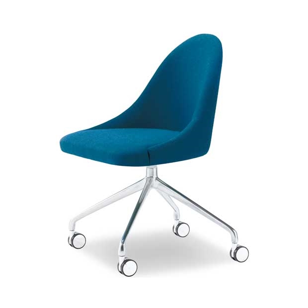 レイ アームレスチェア キャスター脚【Ray】の画像