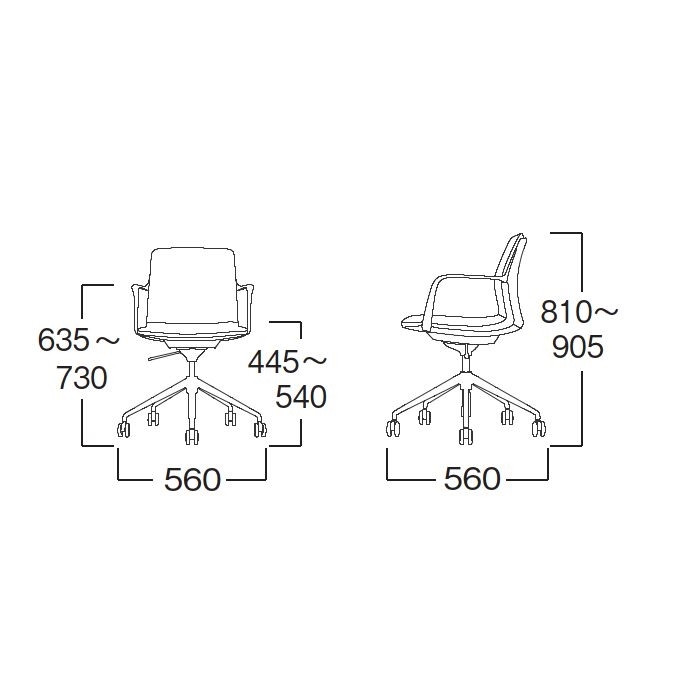 MYC1643BL-Chairの画像