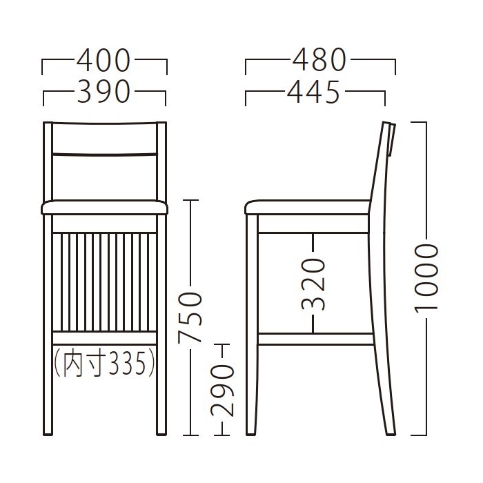 柵スタンド【さく】SH750mmの画像