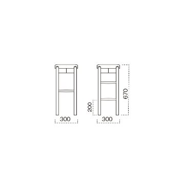 京丹【きょうたんスタンド椅子】SH670ｍｍの画像