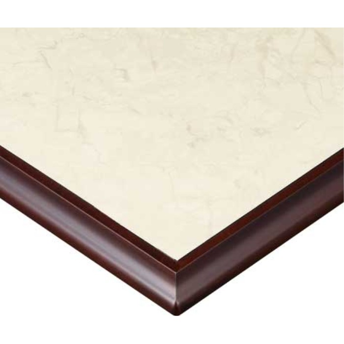 ST-002メラミン化粧板/木縁巻き（18mm）【フリーサイズテーブル】の画像