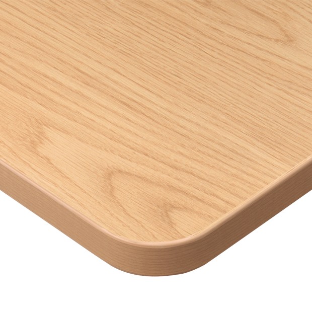 ST-008　メラミン化粧板／ABSエッジ（R）【フリーサイズテーブル】の画像