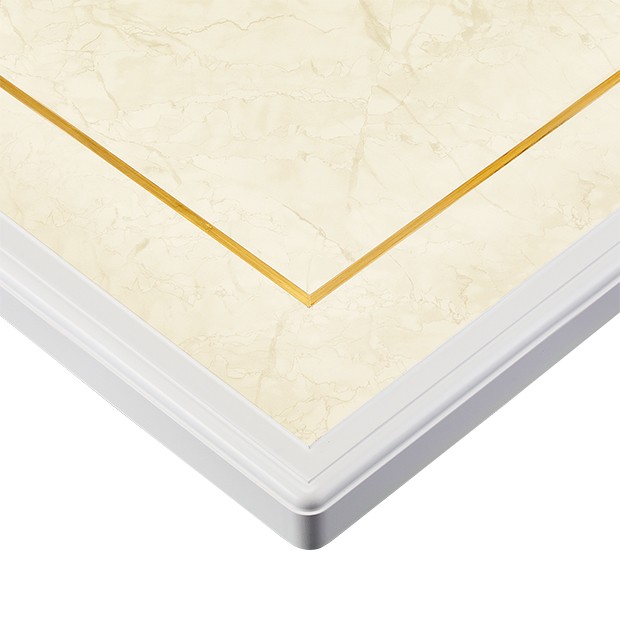 ST010　メラミン化粧板／真鍮入【レギュラーテーブル】の画像