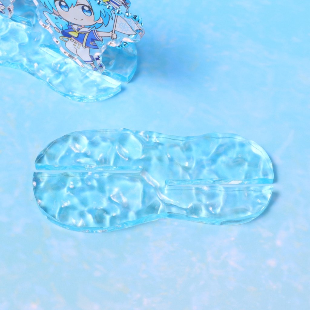 水面アクリル台座ダブルの画像