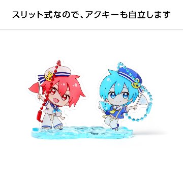 水面アクリル台座ダブルの画像