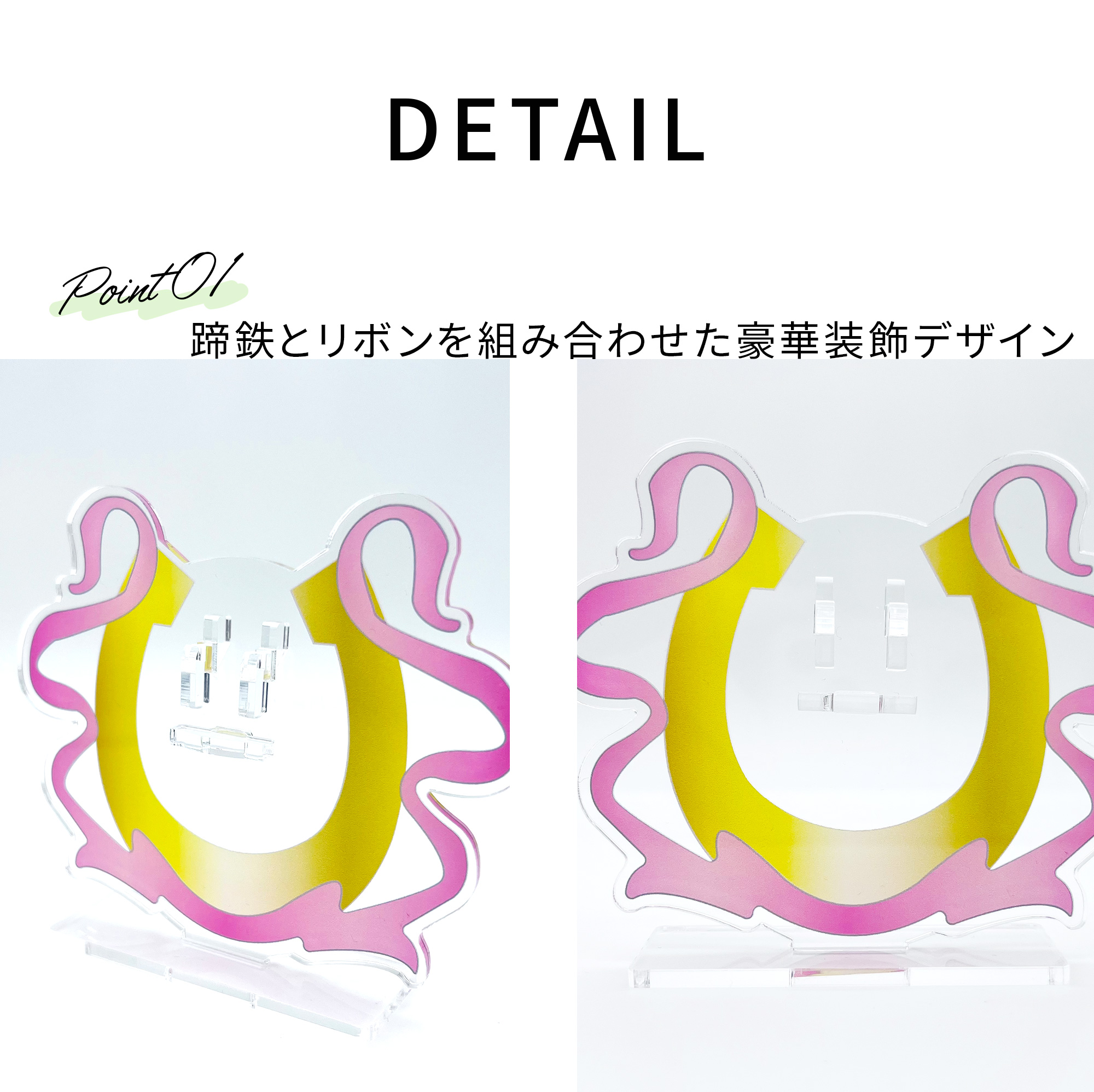 缶バッジスタンド　1個用　トロフィータイプの画像