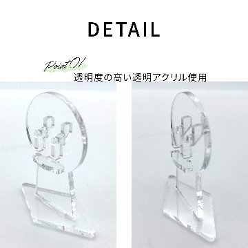 缶バッジスタンド　1個用の画像