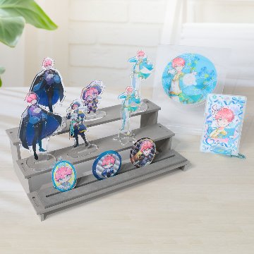 【カラー木製ひな壇用】溝4.5mm自立プレート 4色展開※アクリル・缶バッジ自立用※の画像