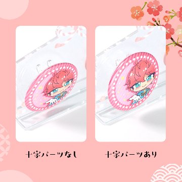 缶バッジスタンド 絵馬デザイン 5色展開の画像