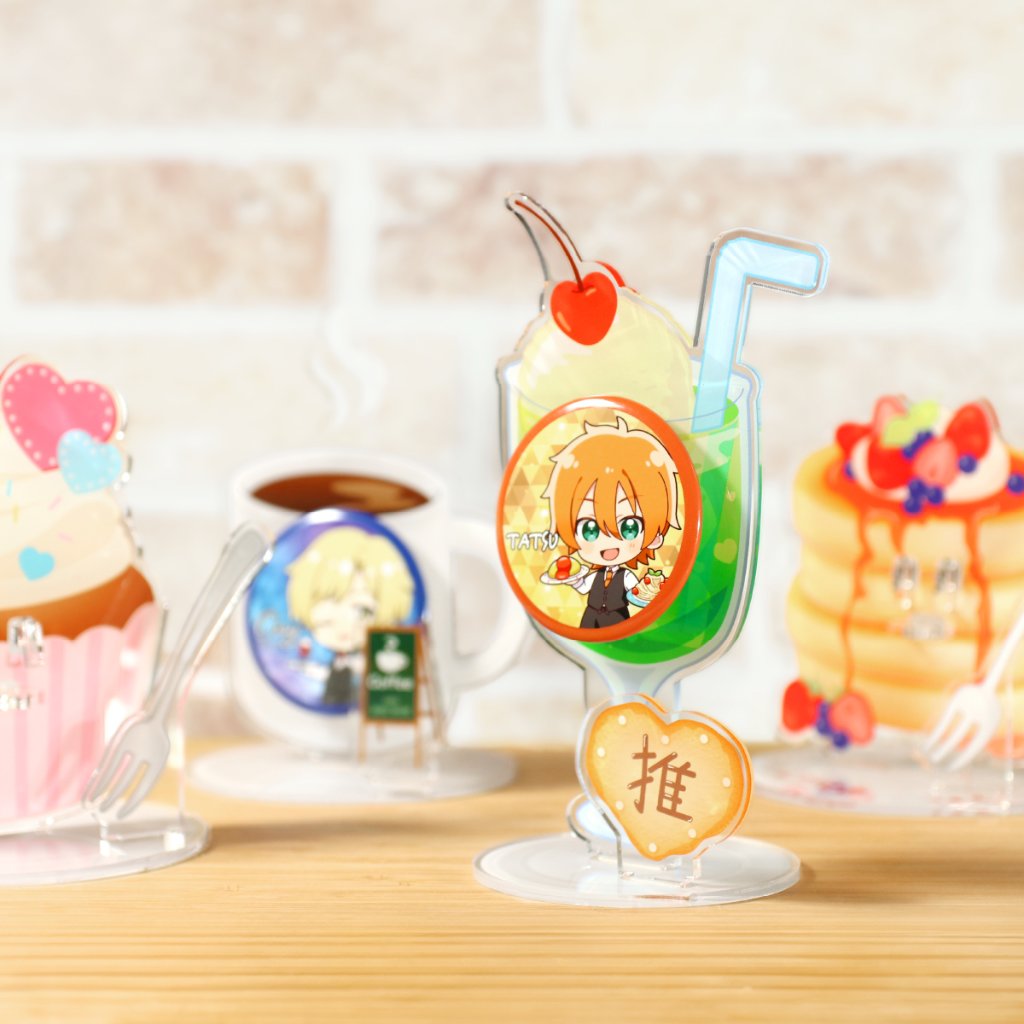 缶バッジスタンド カフェシリーズ 全4種の画像