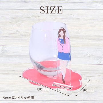 推しが飾れるコースター ふわもこあにまる 8色展開の画像