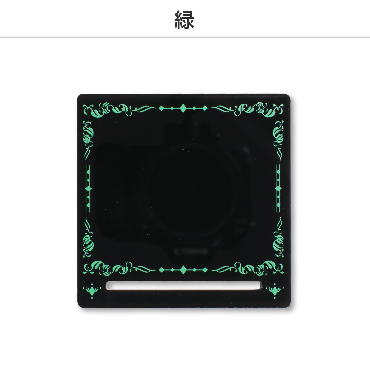 推しが飾れるコースター ゴシック 7色展開の画像