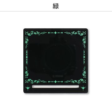推しが飾れるコースター ゴシック 7色展開の画像