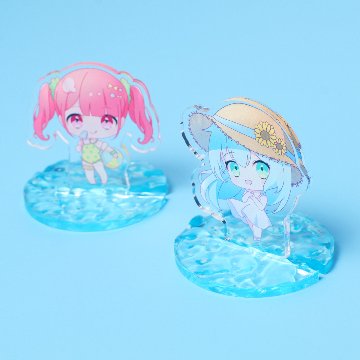 水面アクリル台座の画像