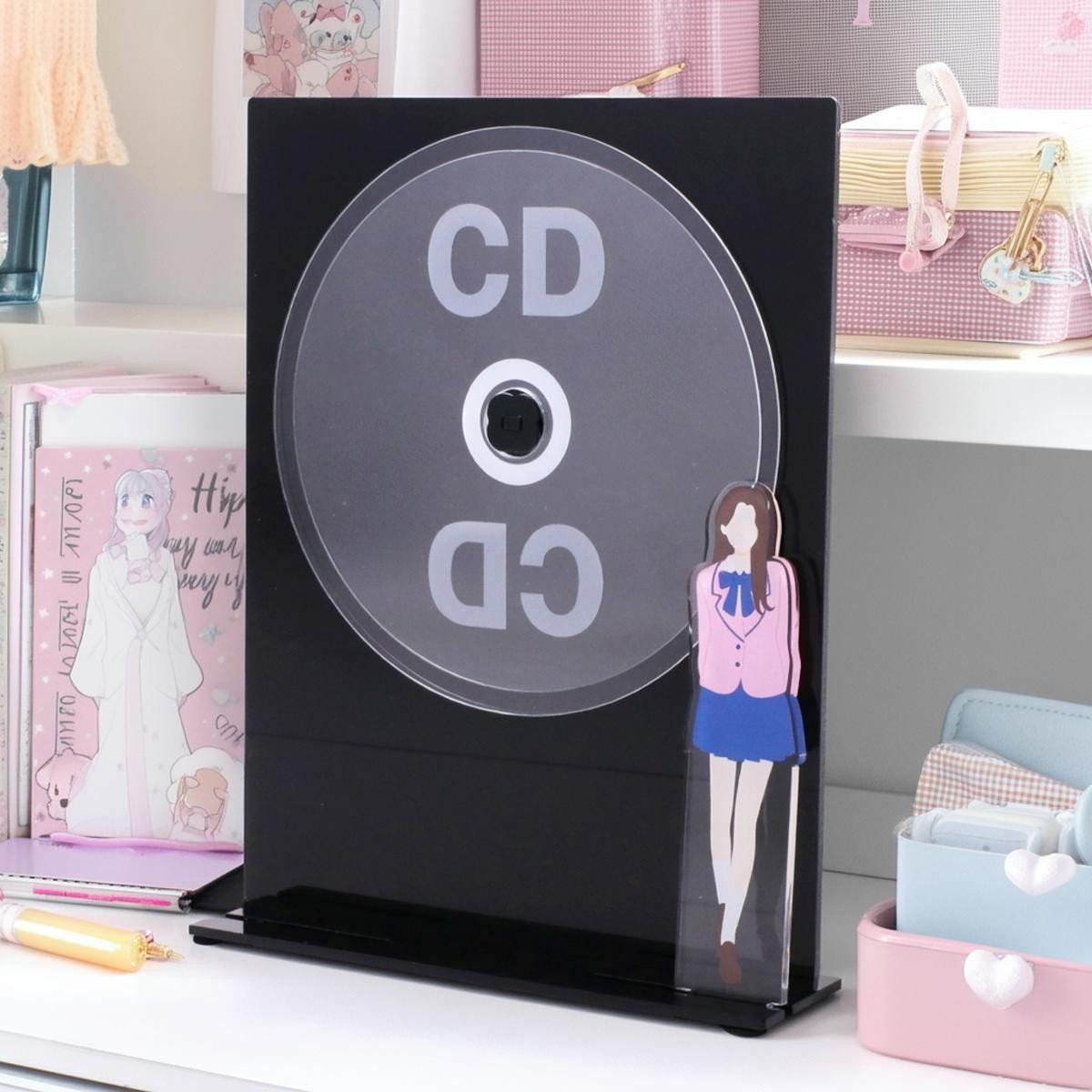 推しが飾れる CDスタンド 3色展開の画像