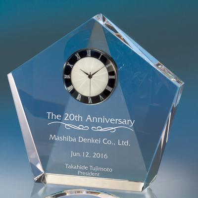 プレミアムクリスタル時計・ステラタイム（110×115mm）の画像