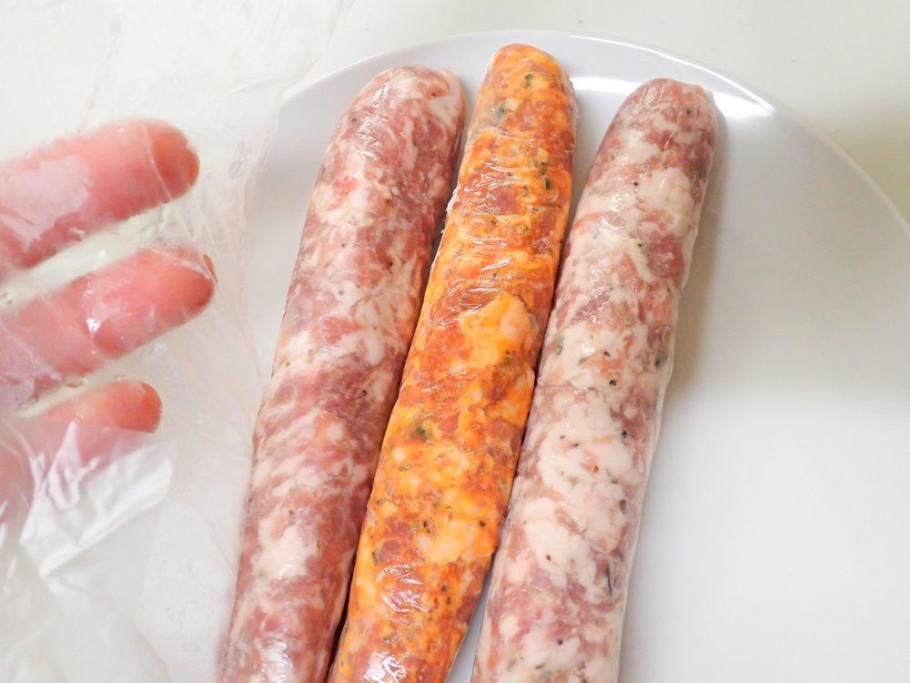 生ソーセージ3種類セット無添加（100g×3本）サルシッチャ（ビアンコ・ピッカンテ・マルサラ）【クール冷凍】（他の商品と同梱不可）の画像