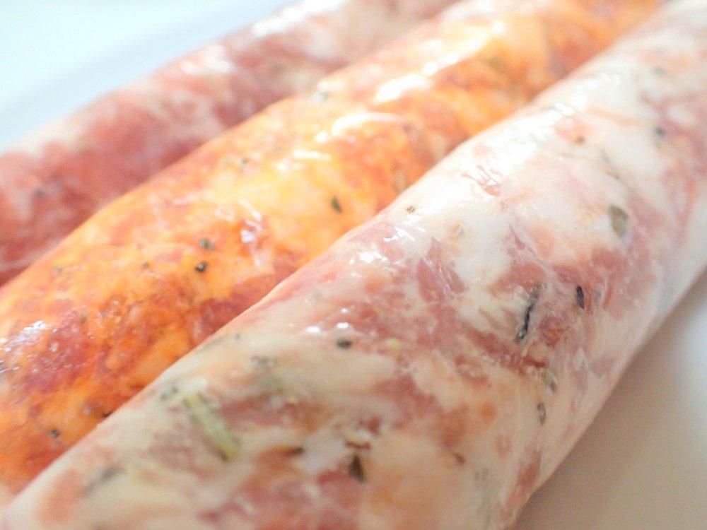 生ソーセージ3種類セット無添加（100g×3本）サルシッチャ（ビアンコ・ピッカンテ・マルサラ）【クール冷凍】（他の商品と同梱不可）の画像