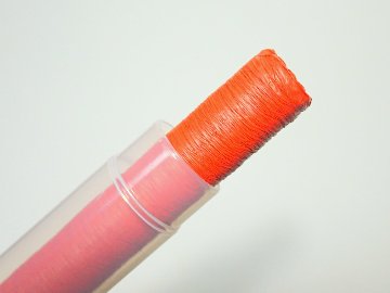 コラーゲンケーシング[赤いウインナー作り用]（仕上がり直径18mm 長さ15m）の画像