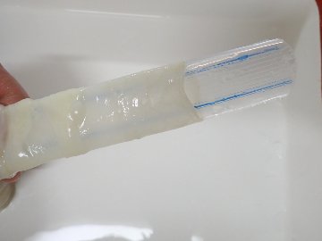 【単品豚腸】1本 直径32-34mm プラスチックガイドタイプ 長さ3m以上11m未満の画像
