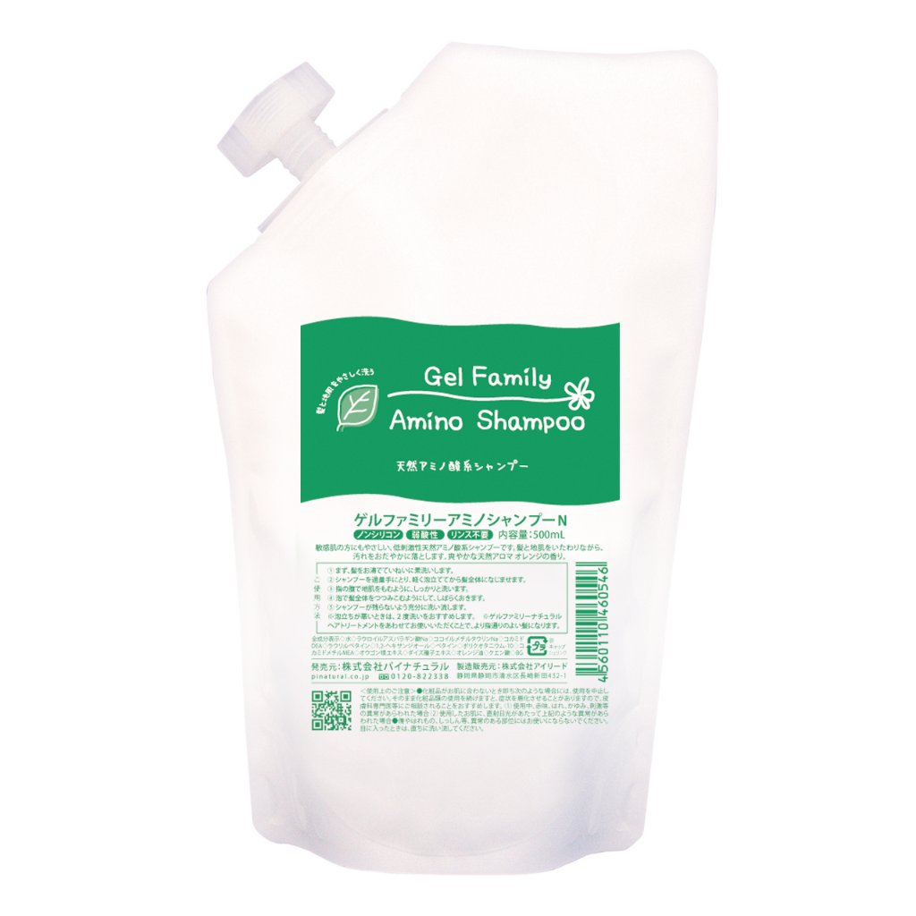 ゲルファミリーアミノシャンプー　詰替え用　500mLの画像