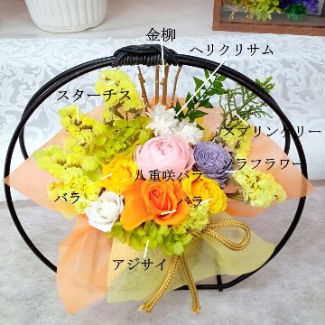米寿のお祝い 米寿 傘寿  米寿のお祝い品 ギフト 花 プレゼント 傘寿のお祝い 女性 男性 父 母 プリザーブドフラワーの画像