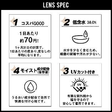 トゥインクルアイズマンスリー UVプラス【1箱1枚入】全2カラーの画像