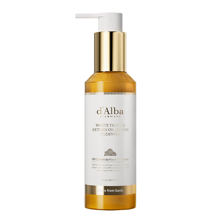 d’Alba(ダルバ) ホワイトトリュフリターンオイルクリームクレンザー 160ml 毛穴 角質 洗顔料 メイク落とし オイルクレンジング クリームクレンジング 乾燥肌 敏感肌 ヴィーガンの画像