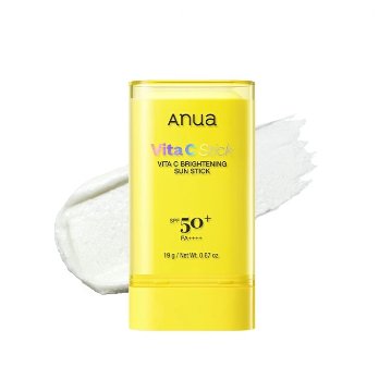 ANUA(アヌア) ビタC サンスクリーンUVスティック 19g SPF50+ PA++++ ビタミン 化粧下地 日焼け止め UVスティック プライマー ひんやり 持ち運び インナードライ肌 混合肌 の画像