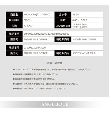  Angelique 1day(アンジェリーク ワンデー)の画像
