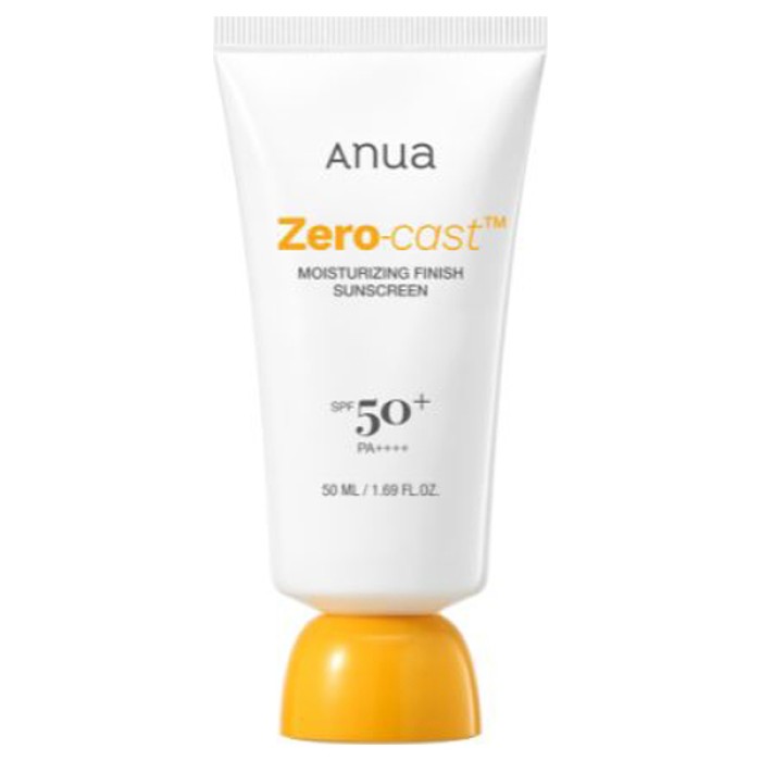 ANUA(アヌア)ZERO-CAST モイスチャライジング サンスクリーン 50ml SPF50+ PA++++ 顔用日焼け止め 紫外線対策 デイリーサンクリーム 化粧下地 水分 混合肌 オイリー肌の画像