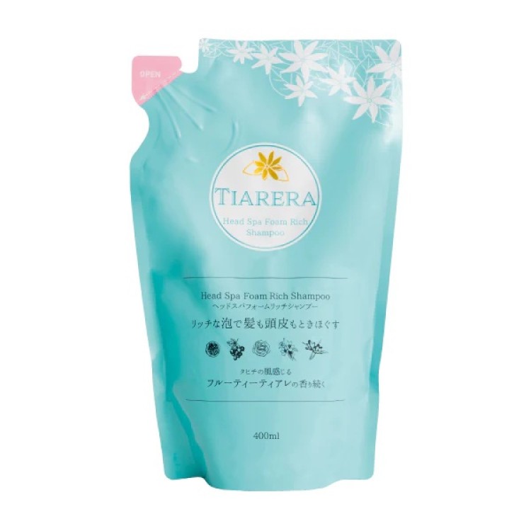TIARERA(ティアレラ)【お得な5点セット】ヘッドスパフォームリッチシャンプー450ml&ディープスパリペアトリートメント450ml＆スカルプヘアマスク150g+詰め替え【各400ml 】ヘアケアの画像