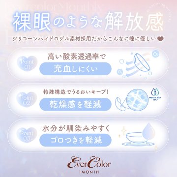 エバーカラーマンスリー【1箱2枚入】全10カラーの画像