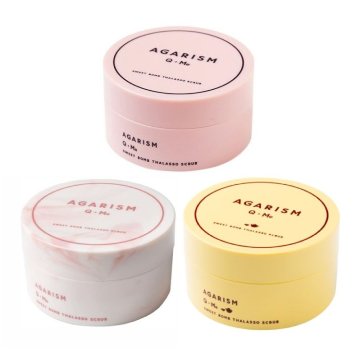 AGARISM Q+Meスウィートボムタラソスクラブ 180g 全3種より1点選択 バスタイム ボディーソープ バスソルト 3WAY 角質ケア バスト ヒップケア デリケートゾーン キューミー モテ肌の画像