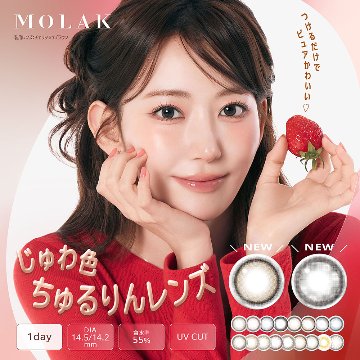  MOLAK(モラク) ワンデー【1箱10枚入】全19カラーの画像